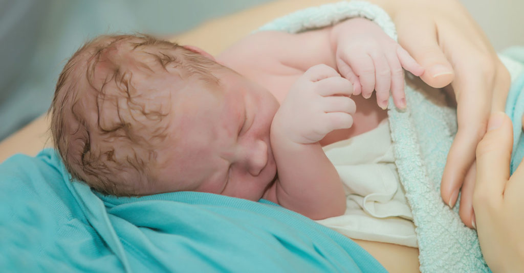 Geburt eines Babys